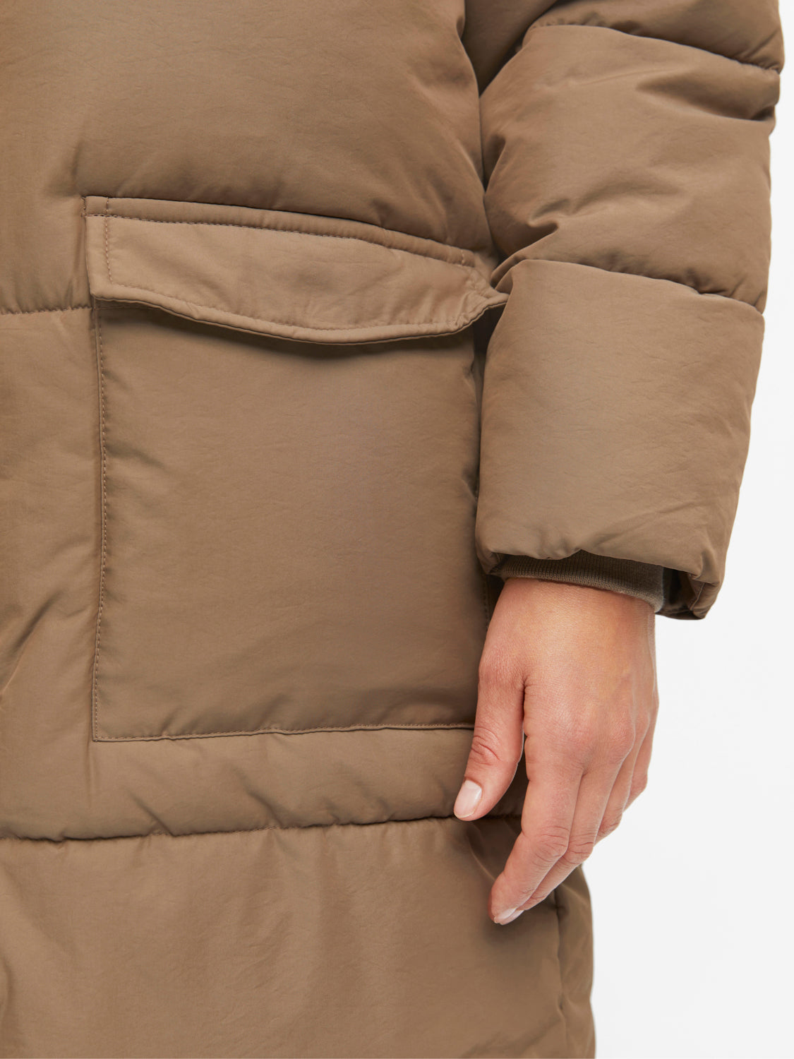 OBJZHANNA Coat - Fossil